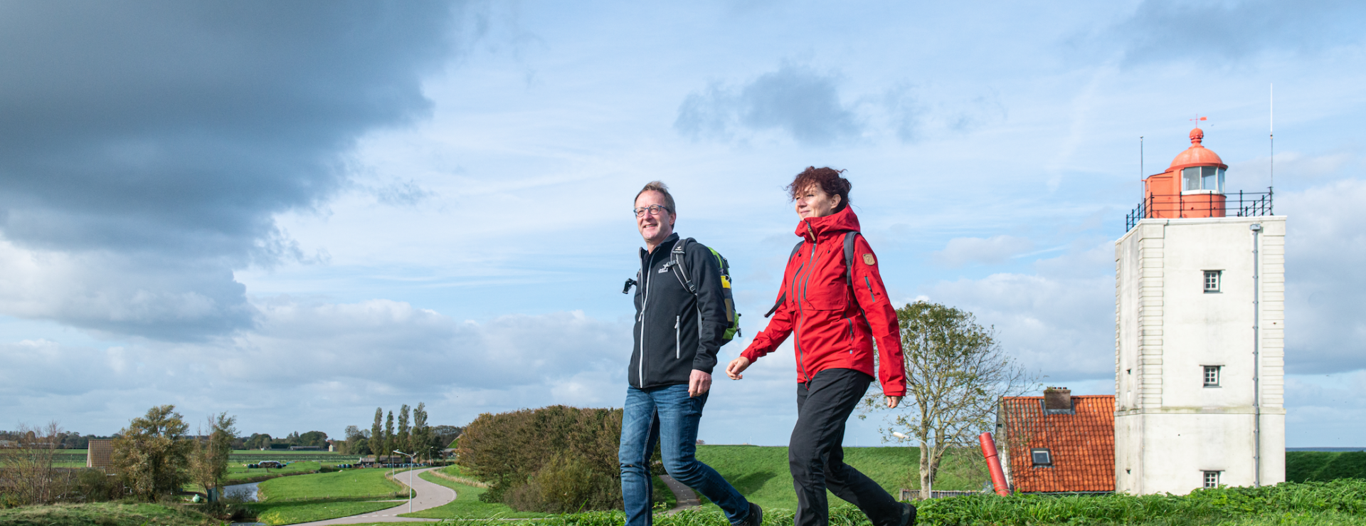 Wandelen in Westfriesland over de westfriese omringdijk